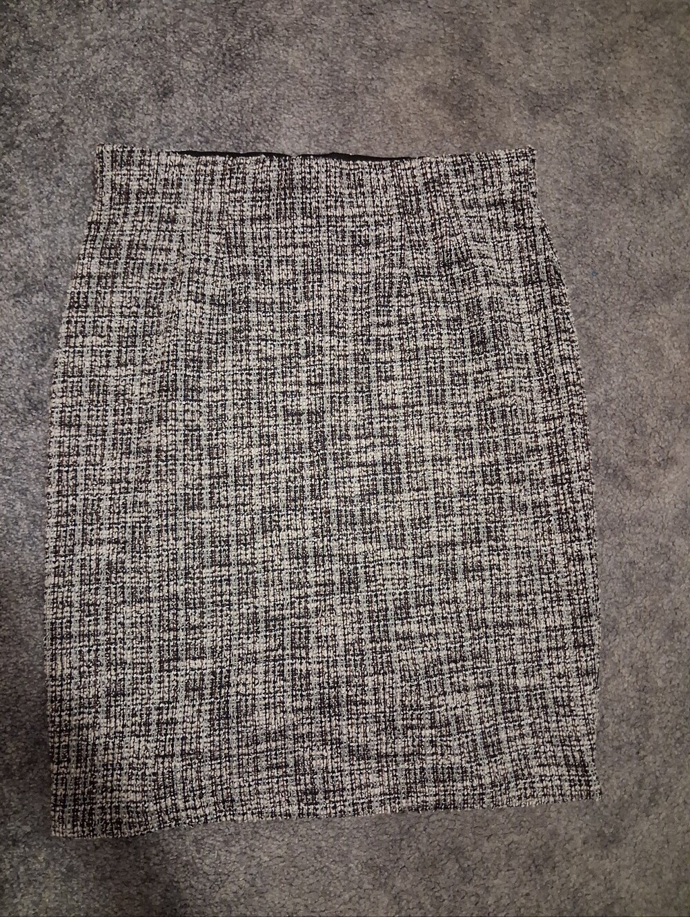 Plad Pencil Skirt